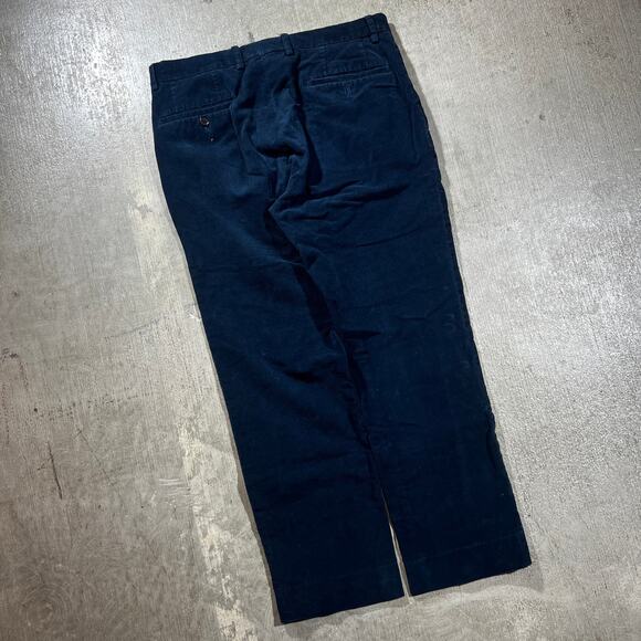 Ralph Lauren Navy Corduroy Pants 32x30 Straight Leg Classic Fit - Picture 2 of 7